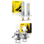 Set of 2 AUXITO H1 H7 880 LED Headlight Fog Bulbs 6500K