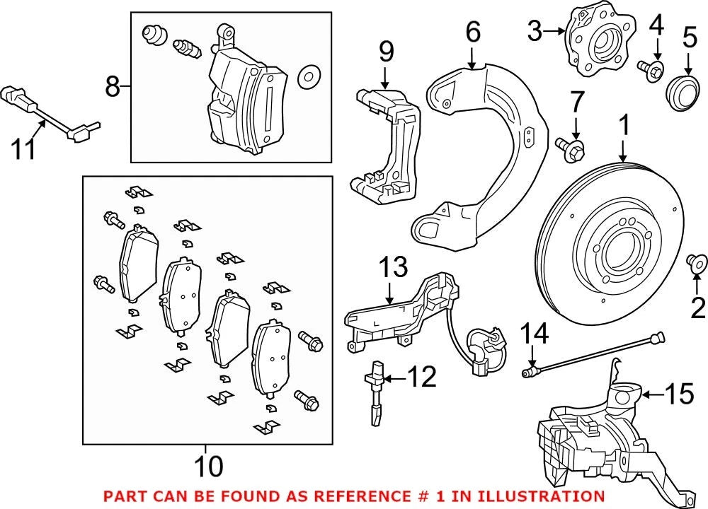 Front Disc Brake Rotor for Mercedes (1774210000)