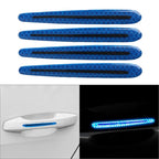 Universal Carbon Fiber Door Handle Reflective Sticker Scratch Protection