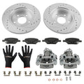 Rear Brake Rotors & Calipers w/Ceramic Pads for Pontiac Pursuit (2006) 18-B4893