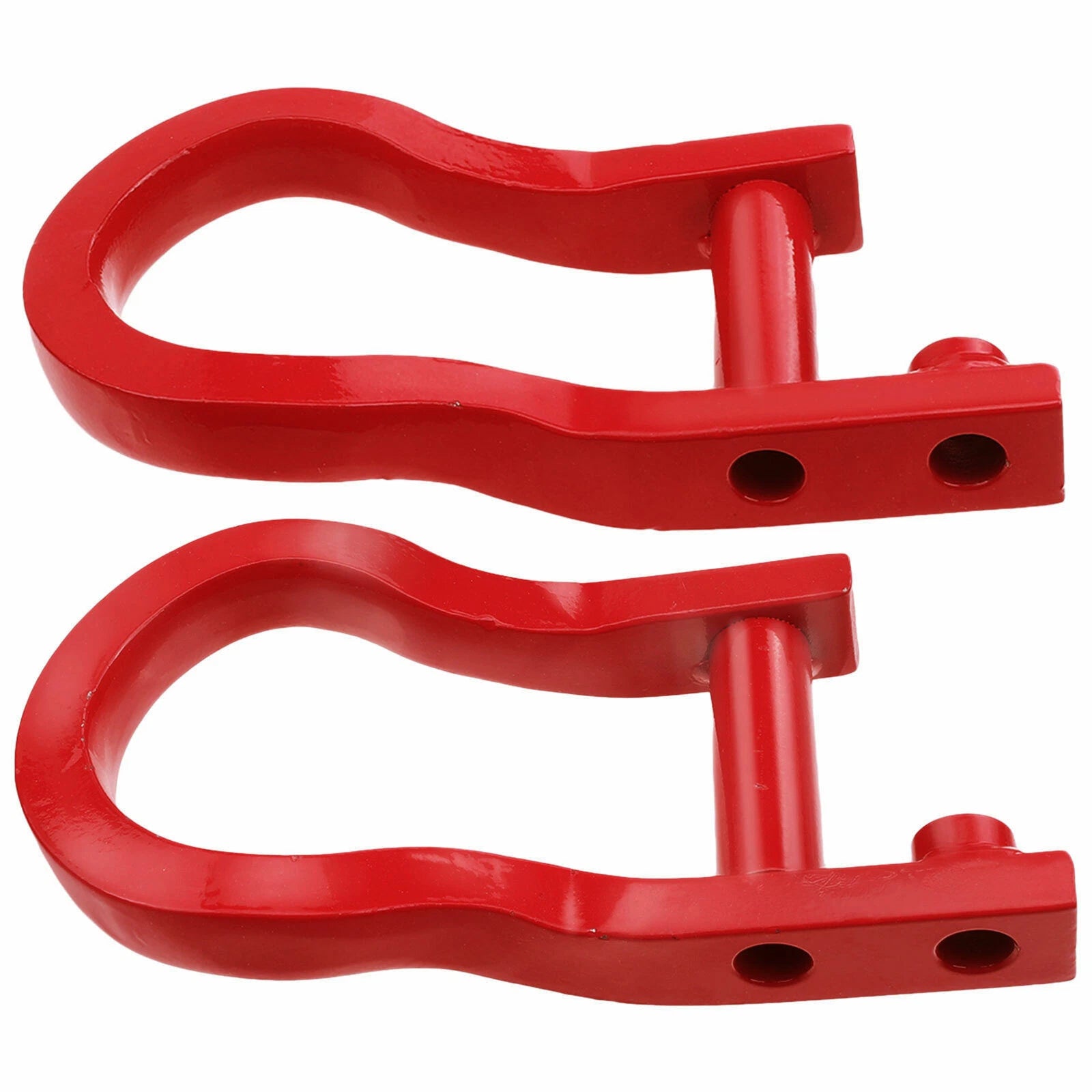 2X Red Tow Hooks for Chevy Silverado 1500 (2007–2018) GMC Sierra 1500