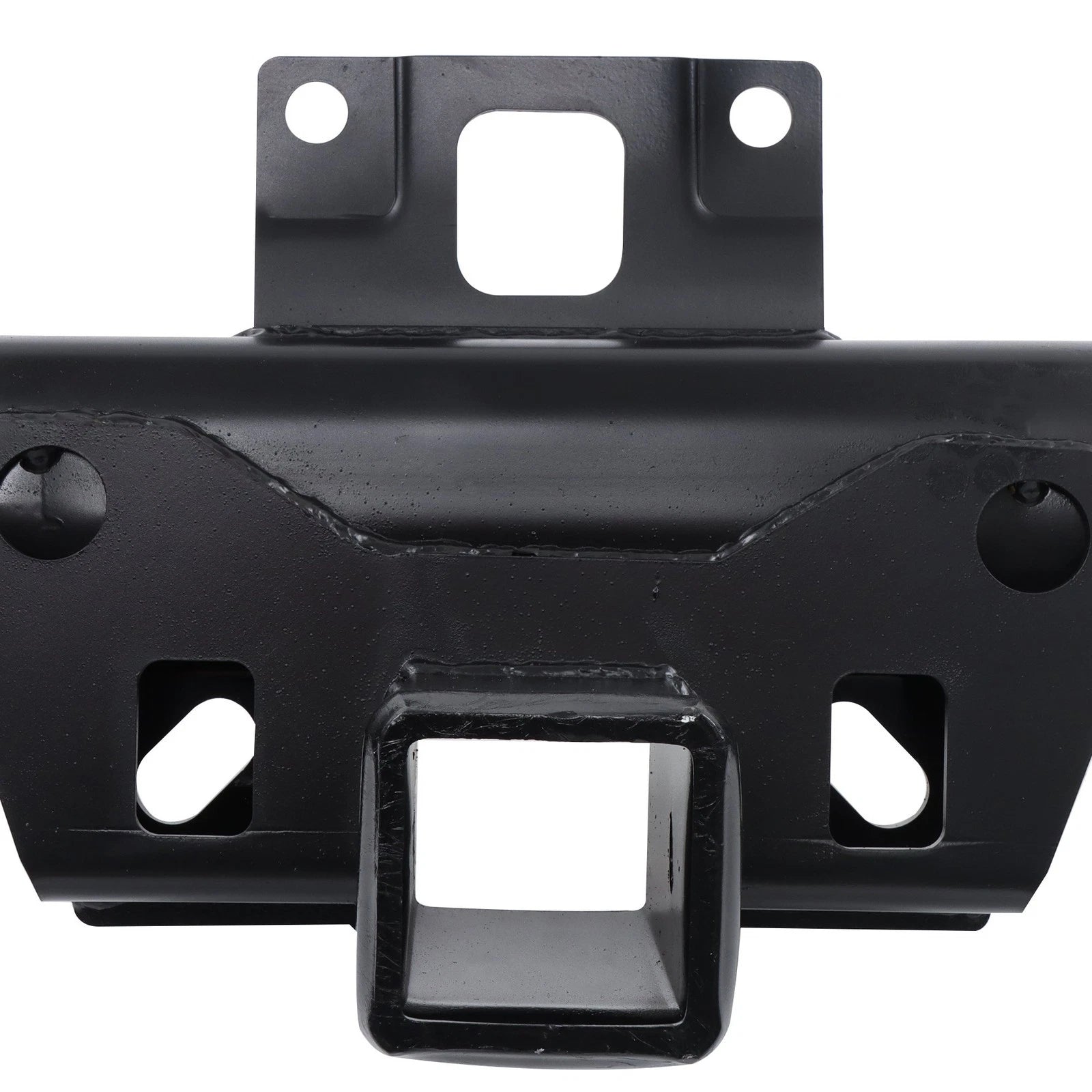 Rear Bumper for Ram 1500 (2019-2024) Black Trailer Hitch