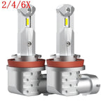 2X H11 H8 CANBUS LED Headlight Bulbs Conversion Kit Low Beam 6500K for