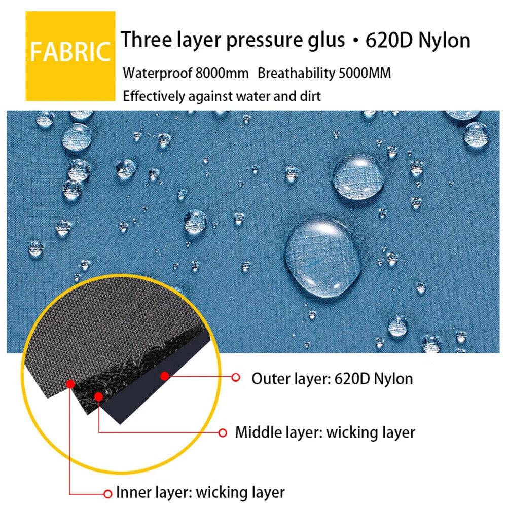 Waterproof Snow Hiking Gaiters for Boots (Universal Fit)