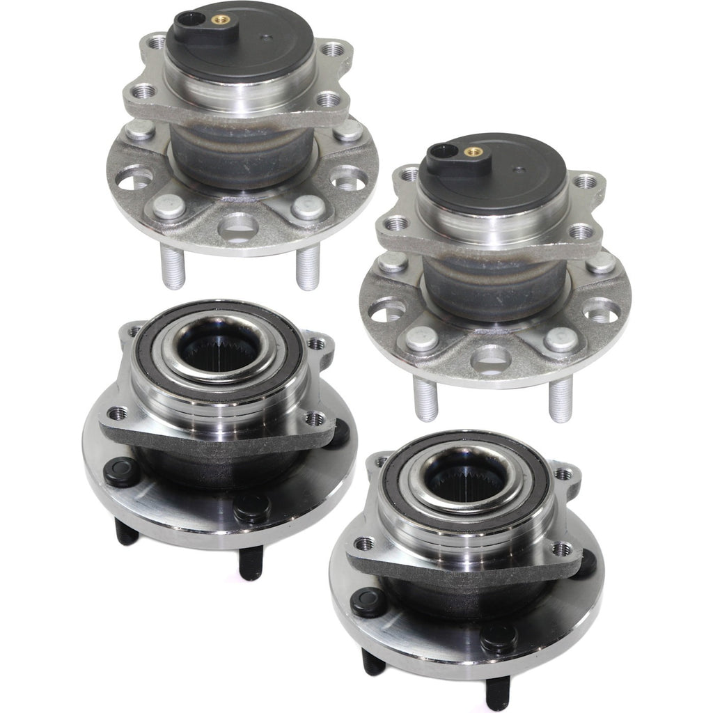 Set of 4 Wheel Hubs for 200 (Front & Rear, Driver & Passenger Side)