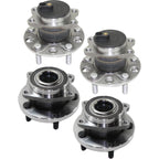 Set of 4 Wheel Hubs for 200 (Front & Rear, Driver & Passenger Side)