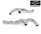 Chrome Steering Arms 2 Inch Drop Replacement for 1937-1948 Ford Spindles