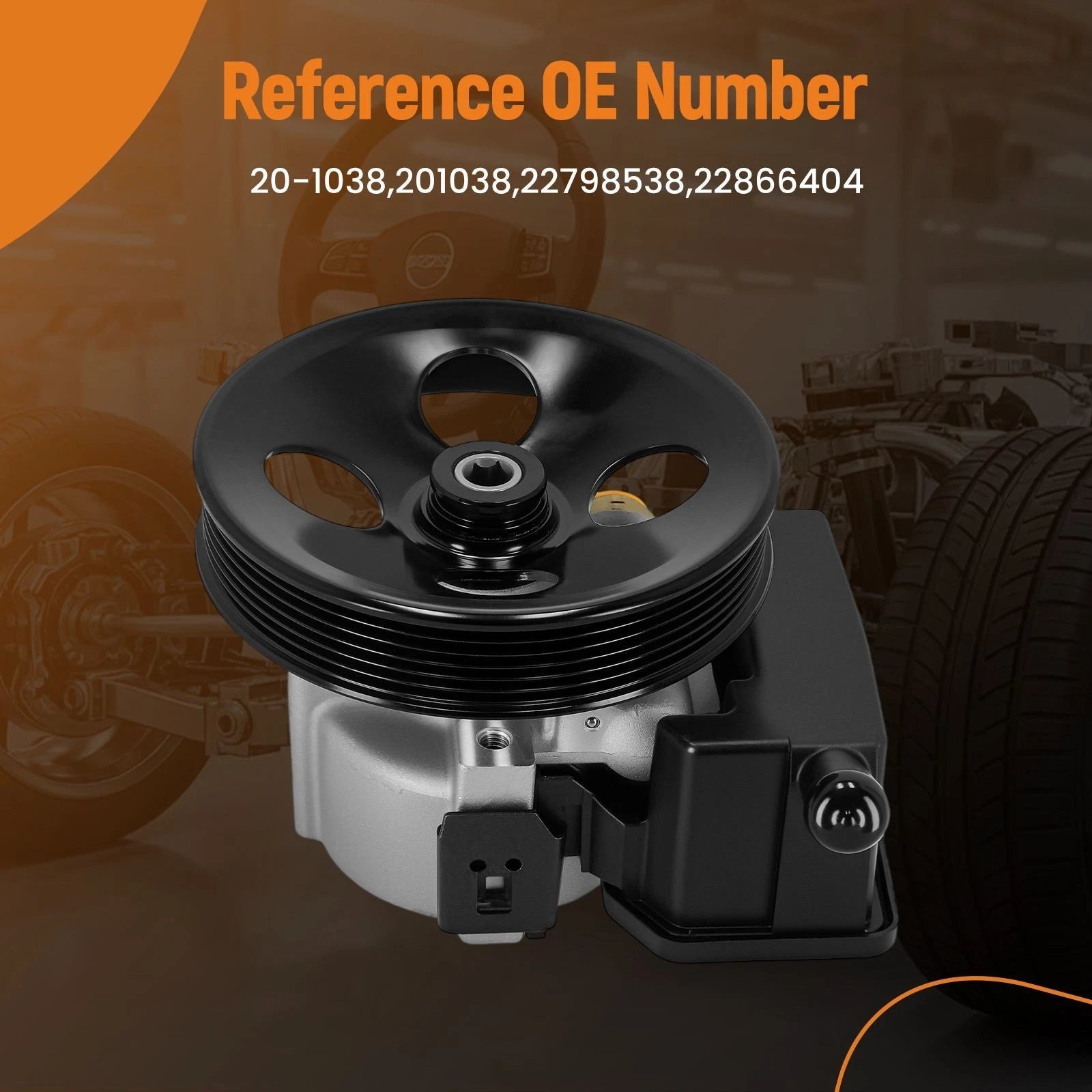 Power Steering Pump for Impala 2012–2013, Impala Limited 2014–2016 201038