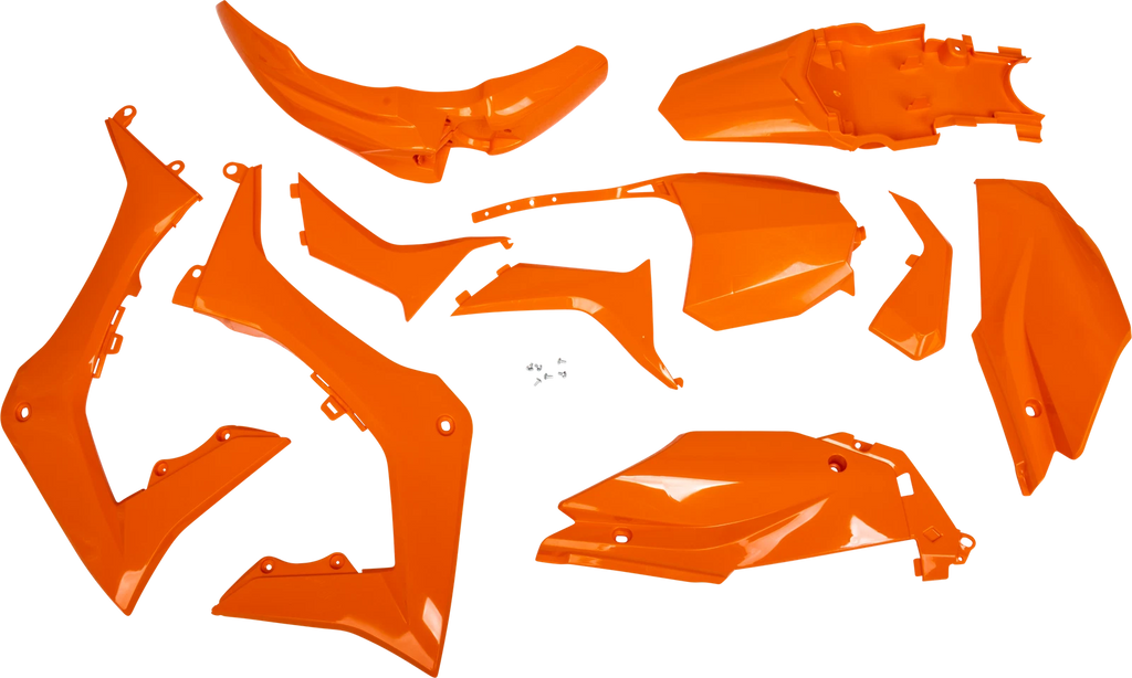 Acerbis Full Plastic Kit for Honda CRF110F (2019–2025) - Orange