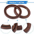 2X Oil Seal Rotary Shaft Seal FKM Rubber 45x60x7mm  
