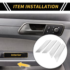 Set of 2 Interior Door Armrest Panel Trim for Toyota Tundra (2022–2024)