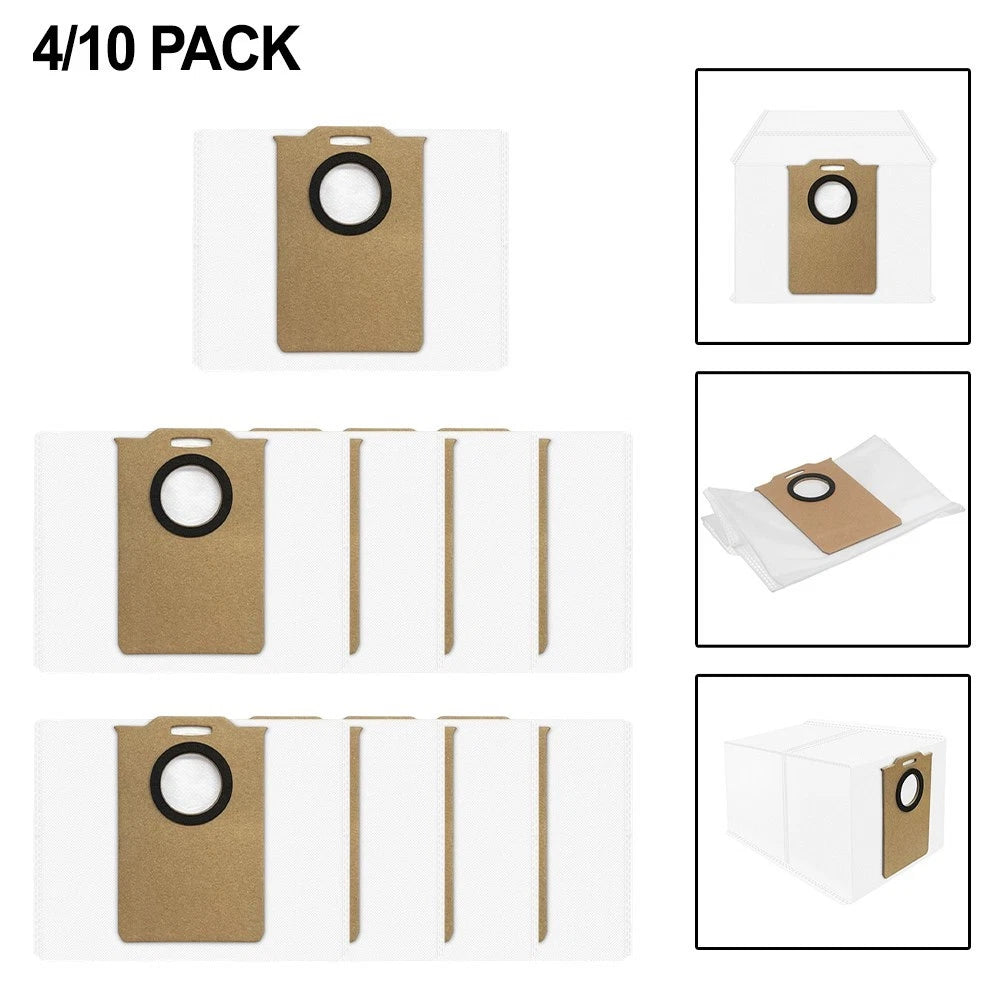 Set of 4 Dust Bags for Redroad R11 Robot Vacuum Cleaner (3.3L)