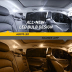 Set of 10 LED Wedge Interior Map Dome Side Marker Lamps for Various Models (YYYY–YYYY)
