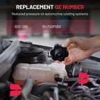 Coolant Expansion Tank with Cap for Chevrolet Vectra (2003–2005)