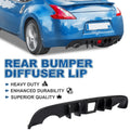 Matte Black Rear Bumper Lip Diffuser for Nissan 370Z (2009–2020)