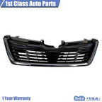 Glossy Black Grille with Chrome Trim for Subaru Forester (2019-2021)