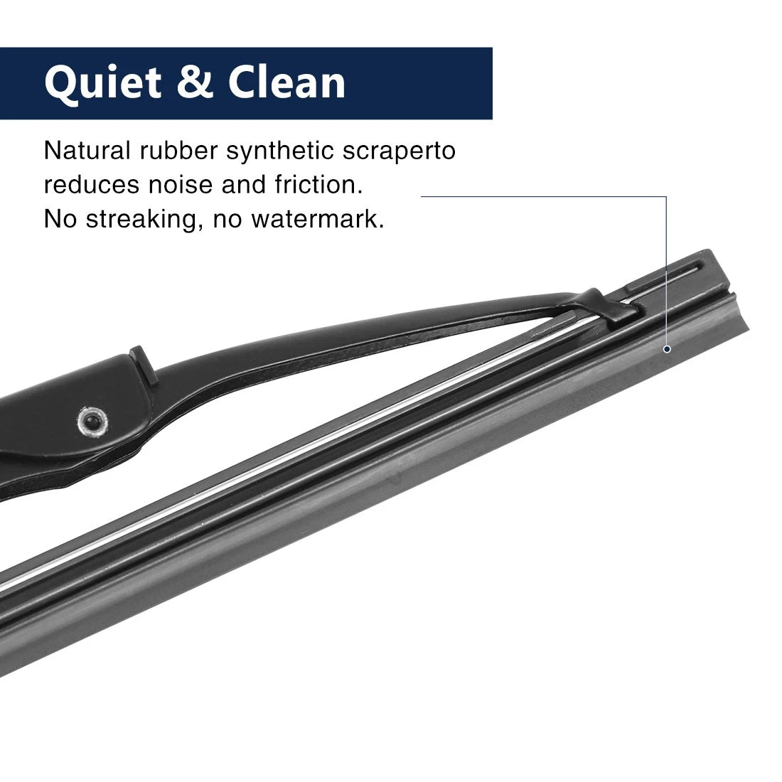 Set of 2 Rear Windshield Wiper Blade Arms for Kia Sportage (2010–2015)