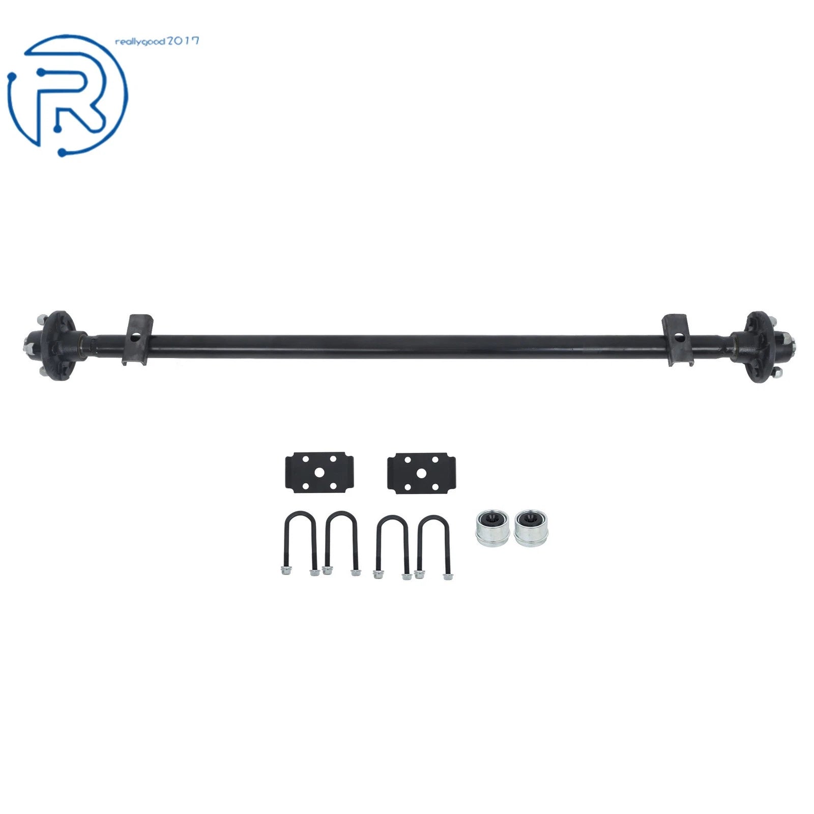 Set of 4 Trailer Axles for Boat Cargo Dump RV Utility (2000 lbs)