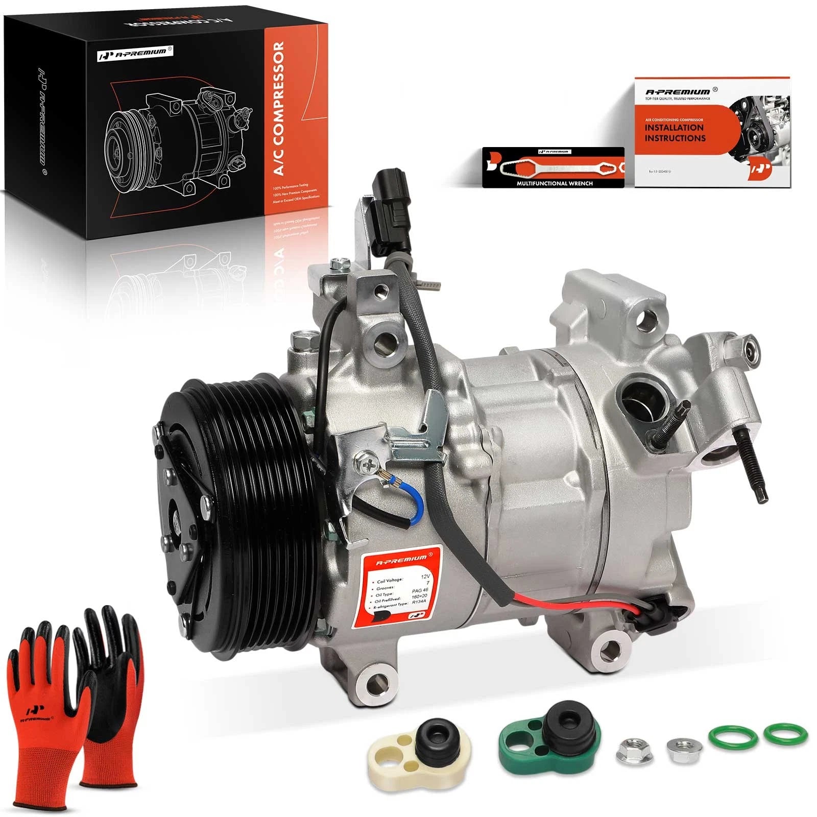 A/C Compressor with Clutch for Honda HR-V (2023–2024)
