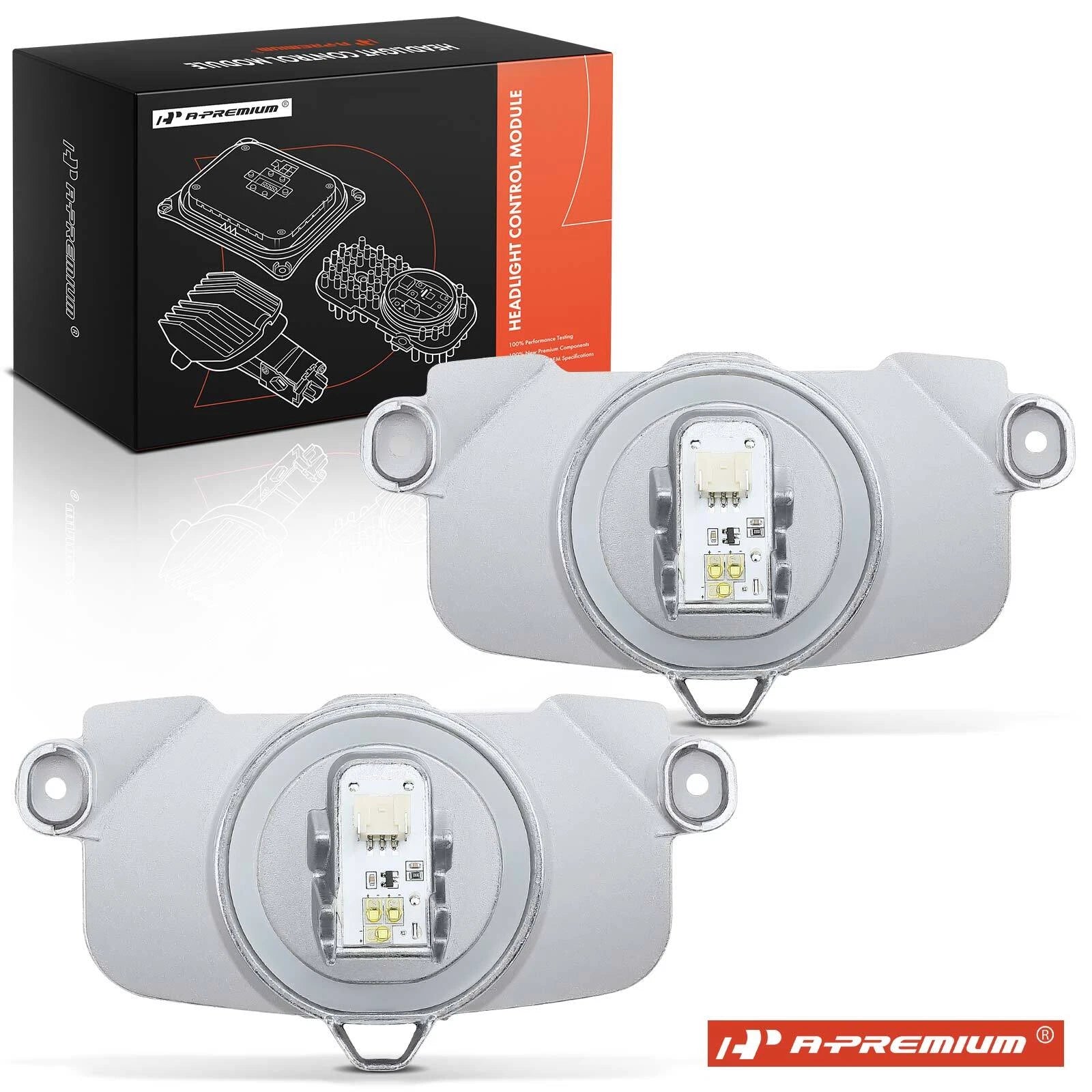 2Pcs LED Daytime Running Lights for BMW 320i 328i 335i (2012–2019)