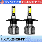 9003 H4 LED Headlight Bulbs Kit for Universal Vehicles (11000W, 6500K)
