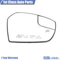 Rear View Mirror Glass with Backplate for Ford Escape (2017–2018)