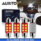 CANBUS 31MM 6418 LED Light Bulb for Trunk, License Plate, Door, Mirror (2010–2023)