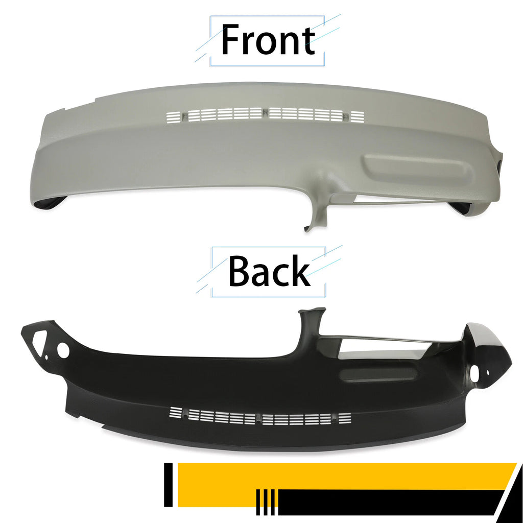 Molded Dash Cover Overlay for Chevy GMC C/K1500 Suburban (1997–2000) Grey