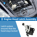 Hood Latch Assembly for Honda JADE (2014–2020) No. 74120T4NH01