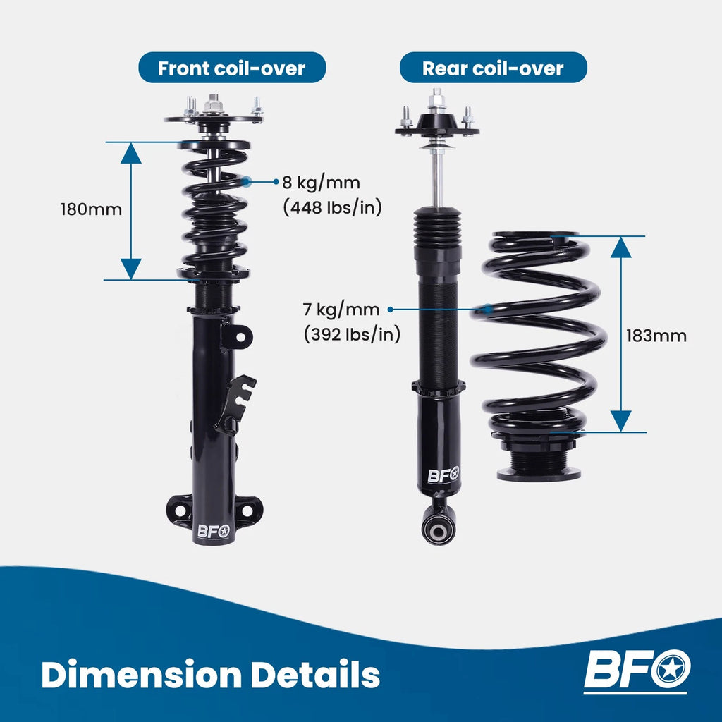 Coilover Struts Suspension for BMW E36 318 323 325 328 (1992-1999)