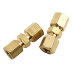 10 x Brake Line Connector Without Flaring 4.75mm 3/16in Double Cutting Ring