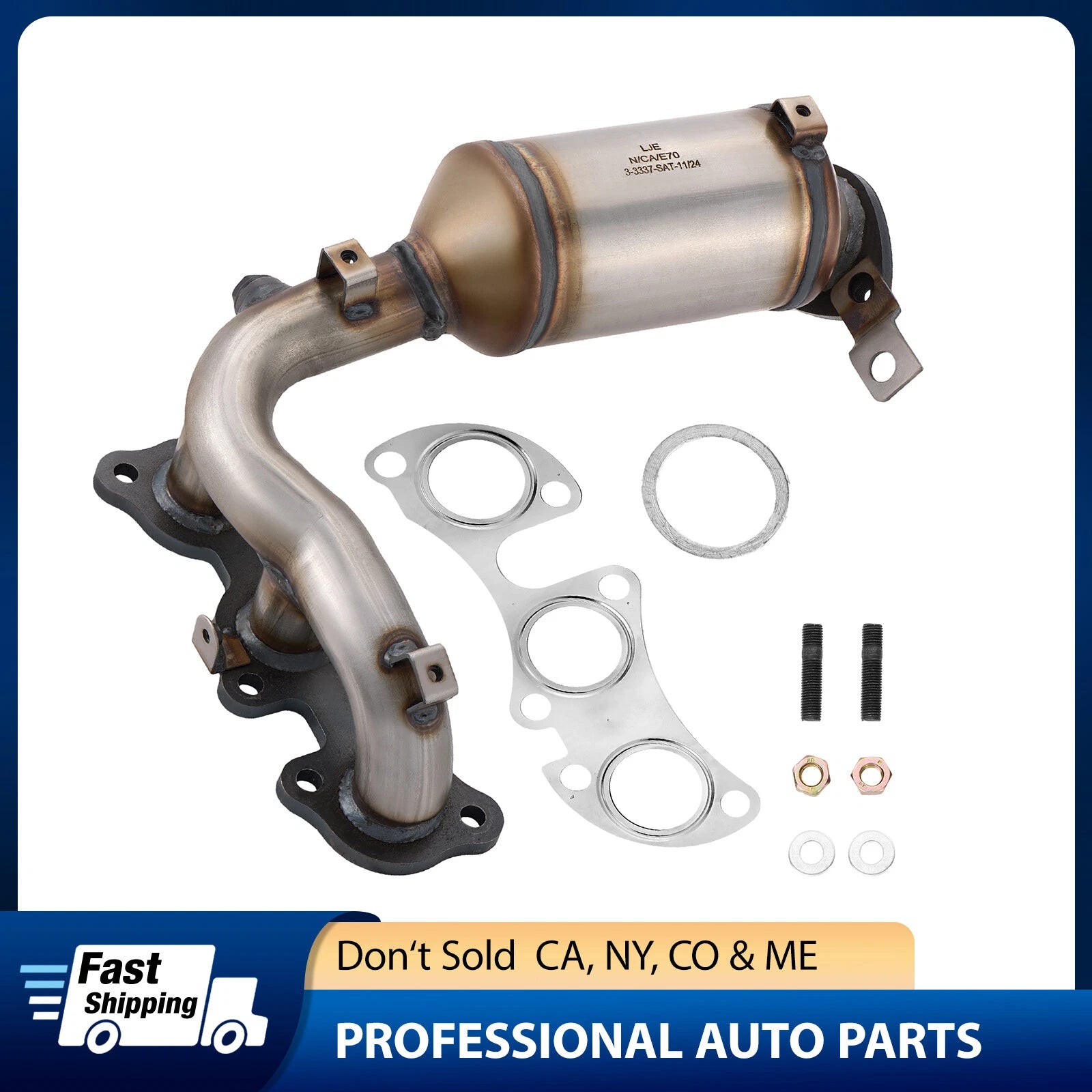 Catalytic Converter for Toyota Sienna (2004–2006) Bank 2
