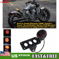 LED Tail Brake Light Side Mount License Plate Bracket for Honda