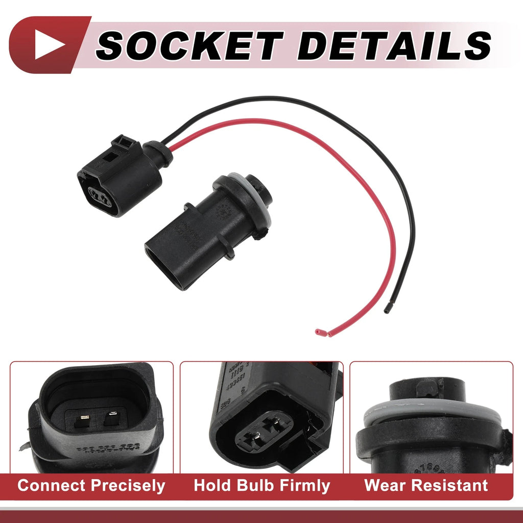 Set of 1 Turn Signal Light Socket Wiring for Volkswagen Golf GTI (2014–2016) No. 8N0953053