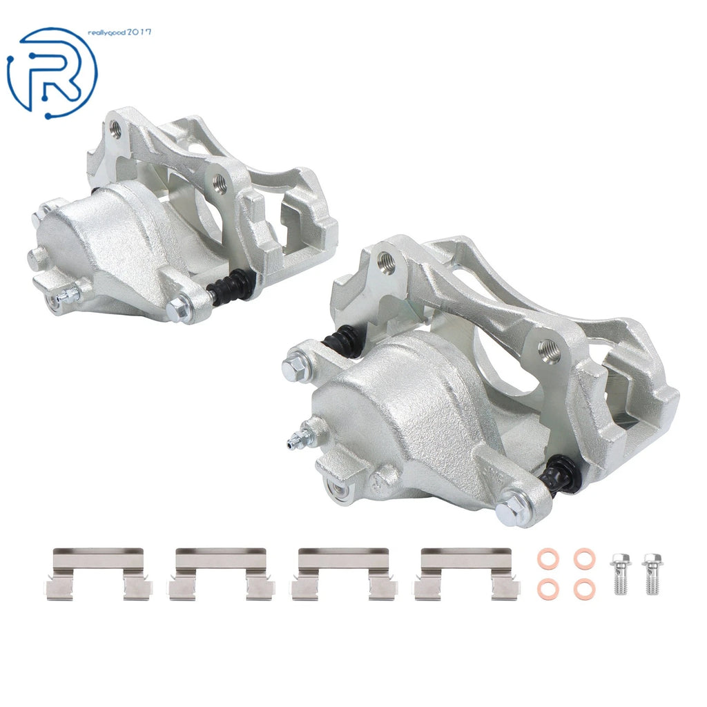 Set of 2 Brake Calipers w/ Bracket for Chevrolet Impala (2005) 18B4638B 18B4639B