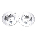 2X Brake Discs for BMW 330 Coupe X1 335is