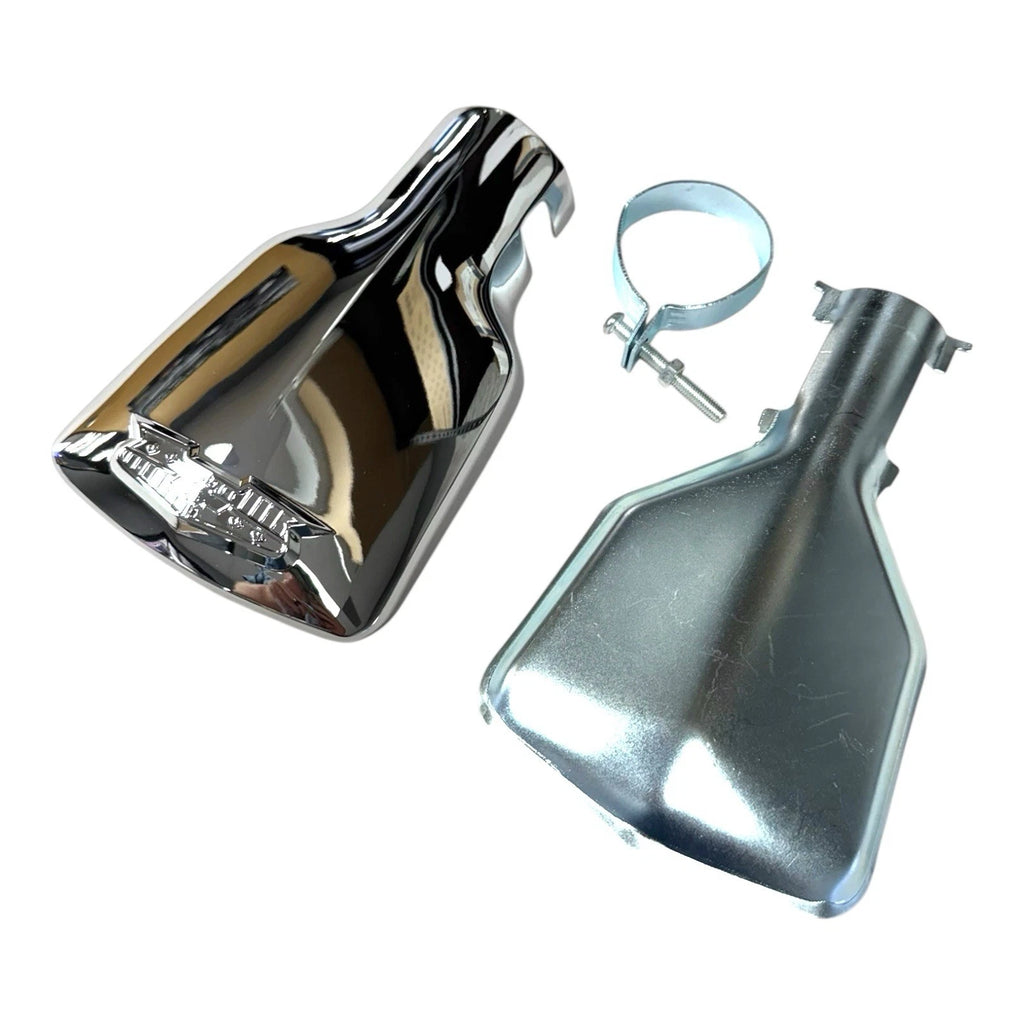 Chrome Exhaust Extension Deflector Tip for 1955–1956 Chevy Full Size