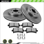 Rear Rotors Brake Pads for Buick Lacrosse Regal Saab 9-5 XTS Impala (2005–2020)