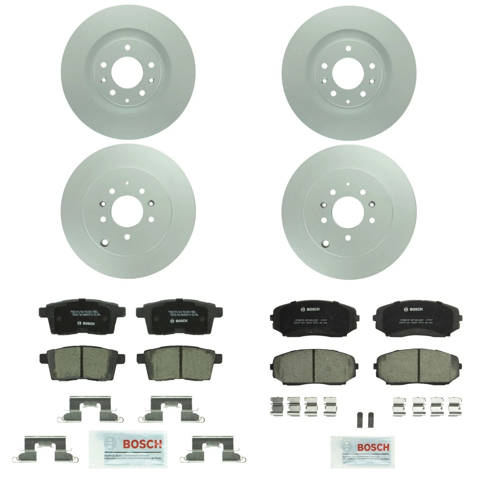 Brake Kit Disc Rotors & Ceramic Pads for Mazda CX-9 (2007–2015)
