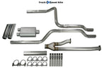 2.5" Dual Exhaust Kit for Toyota Tundra (2009–2013) - Chrome Tip