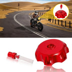 Fuel Cap Tank Gas Vent Air Breather Valve for Motorcycle (Red/Blue/Black)