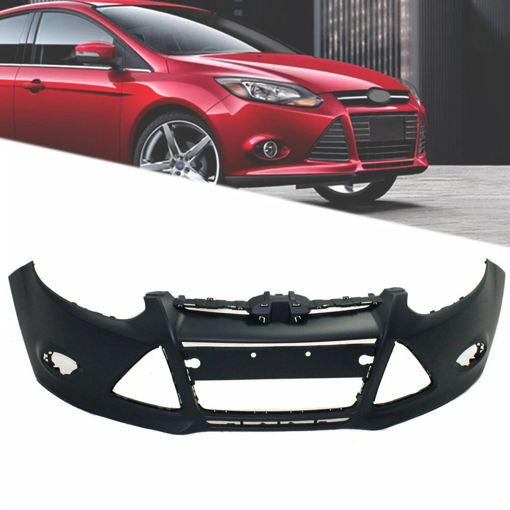 Front Bumper Cover for Ford Focus Sedan (2012â2014) with Tow Hole