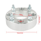 Set of 4 Silver Wheel Spacers for Honda