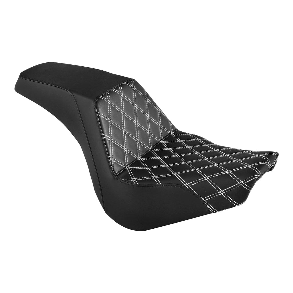 Black Driver Passenger Seat for Harley Softail Standard Street Bob (2018–2023)