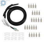 Heat Tape Roof De-icing Cable Kit for Snow Melting (120V, 24 Feet)