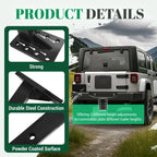Hitch Hook Mounting Plate for 2" Receiver Towing (20000lb, Adjustable)