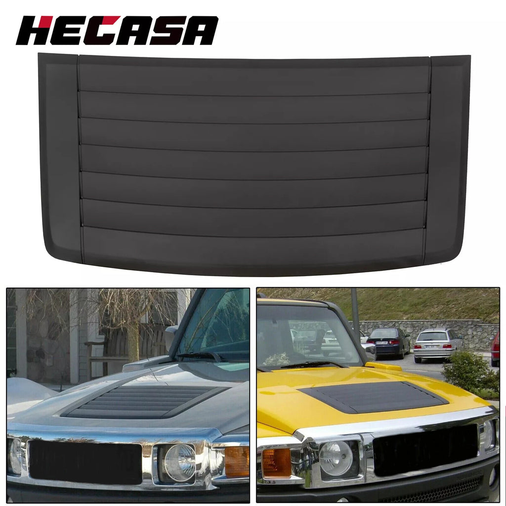 Louver Hood Air Vent Grille for Hummer H3 (2006-2010) Black