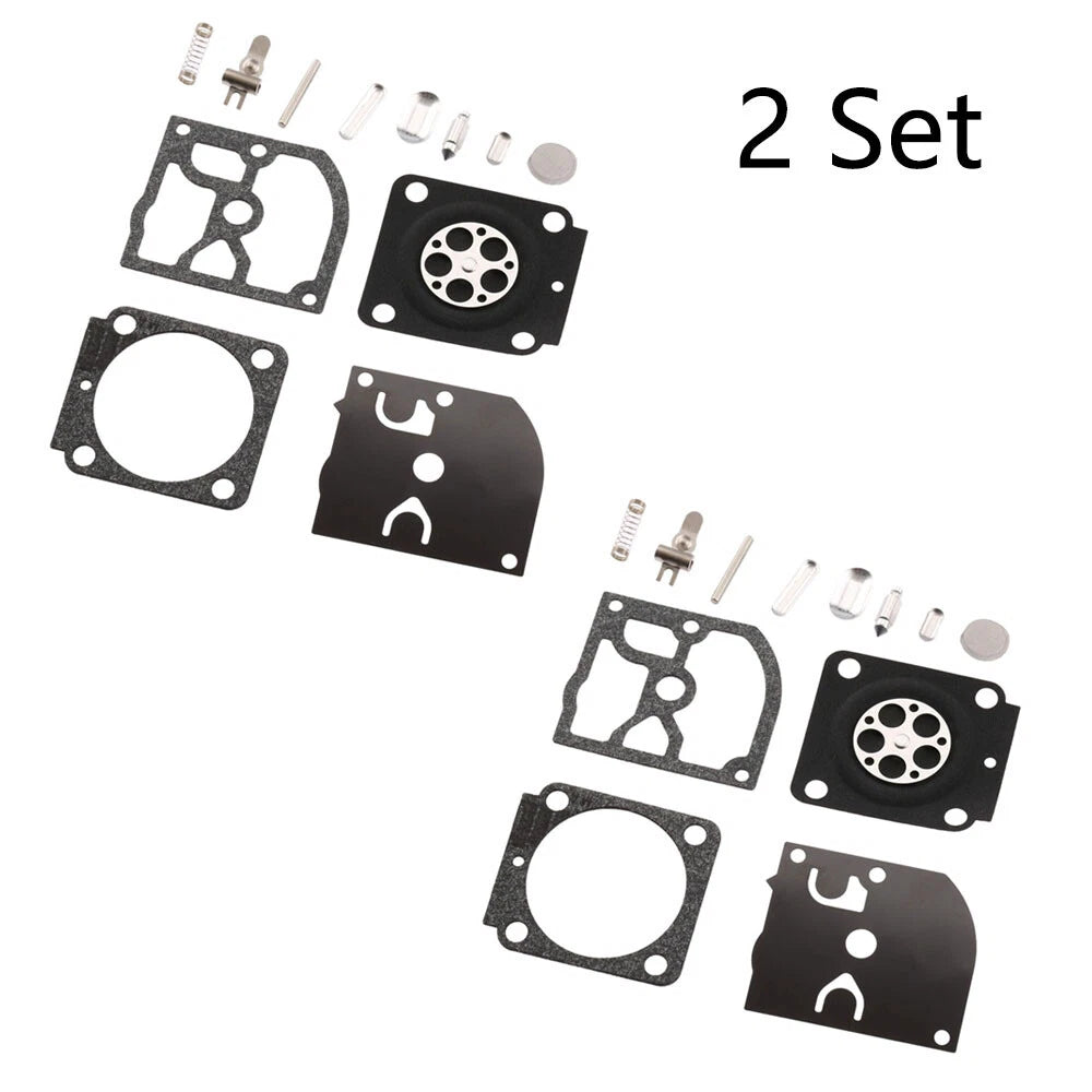 Set of 2 Carburetor Repair Kits for STIHL HS45 FS55 FS38 BG45 ZAMA RB-100
