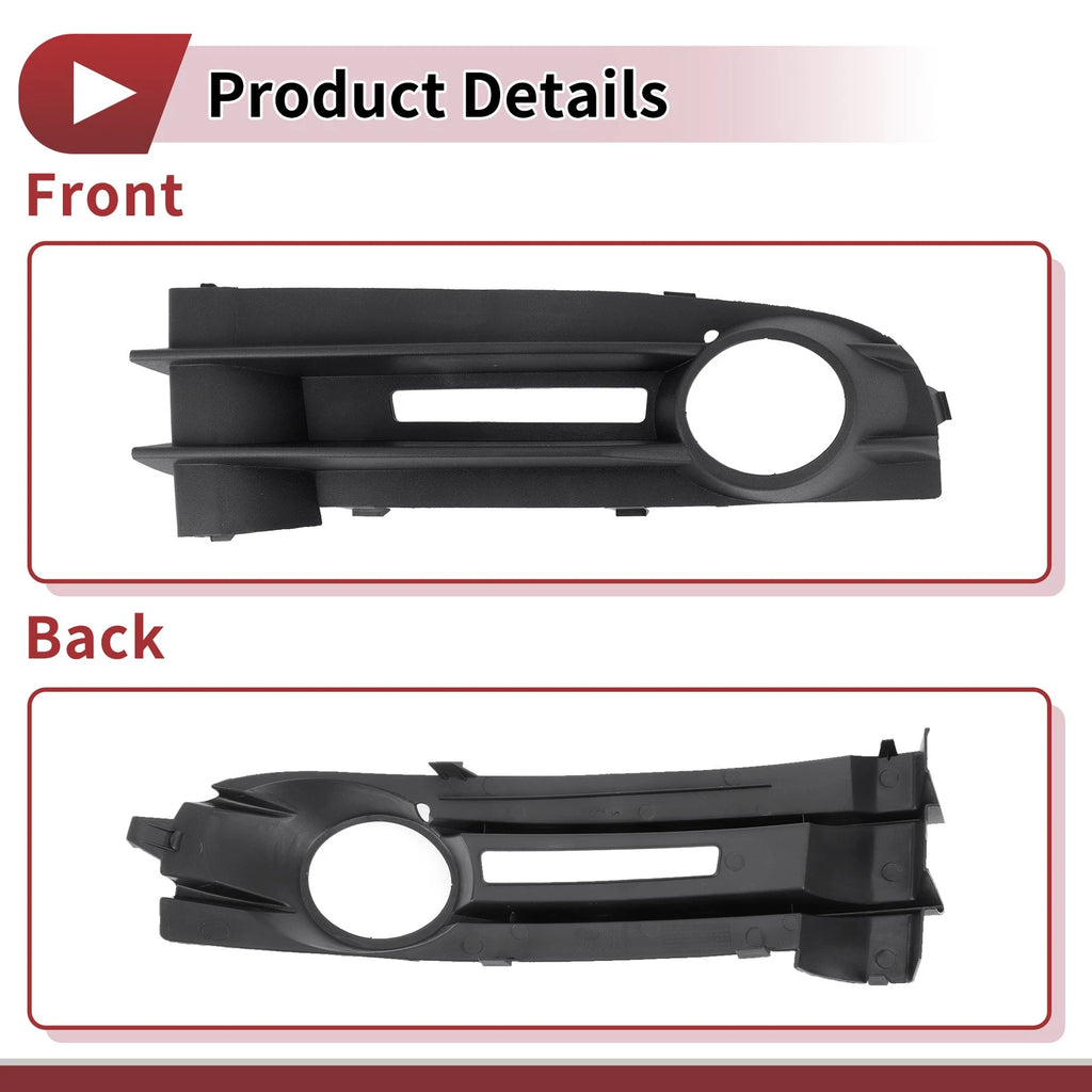 1 Pc Fog Light Grill for Volkswagen Caddy (2004–2010) No. 2K0853683A