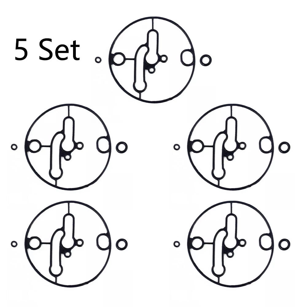 Set of 5 Carburetor Float Bowl Gaskets for B & Stratton (698781, 796184)